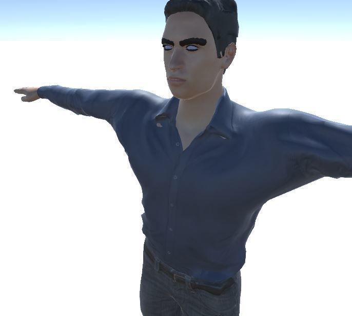 Gentleman man 3D model_4