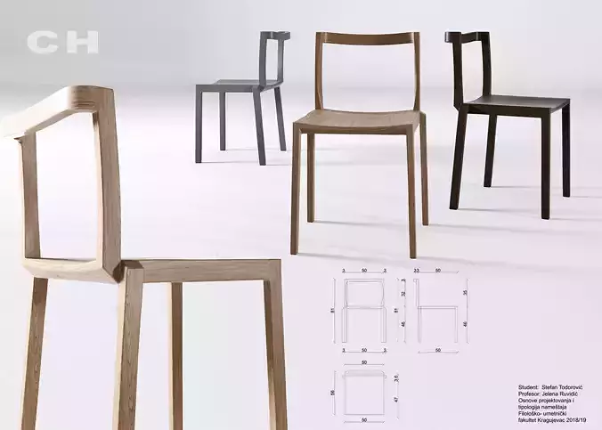Wood Chair 