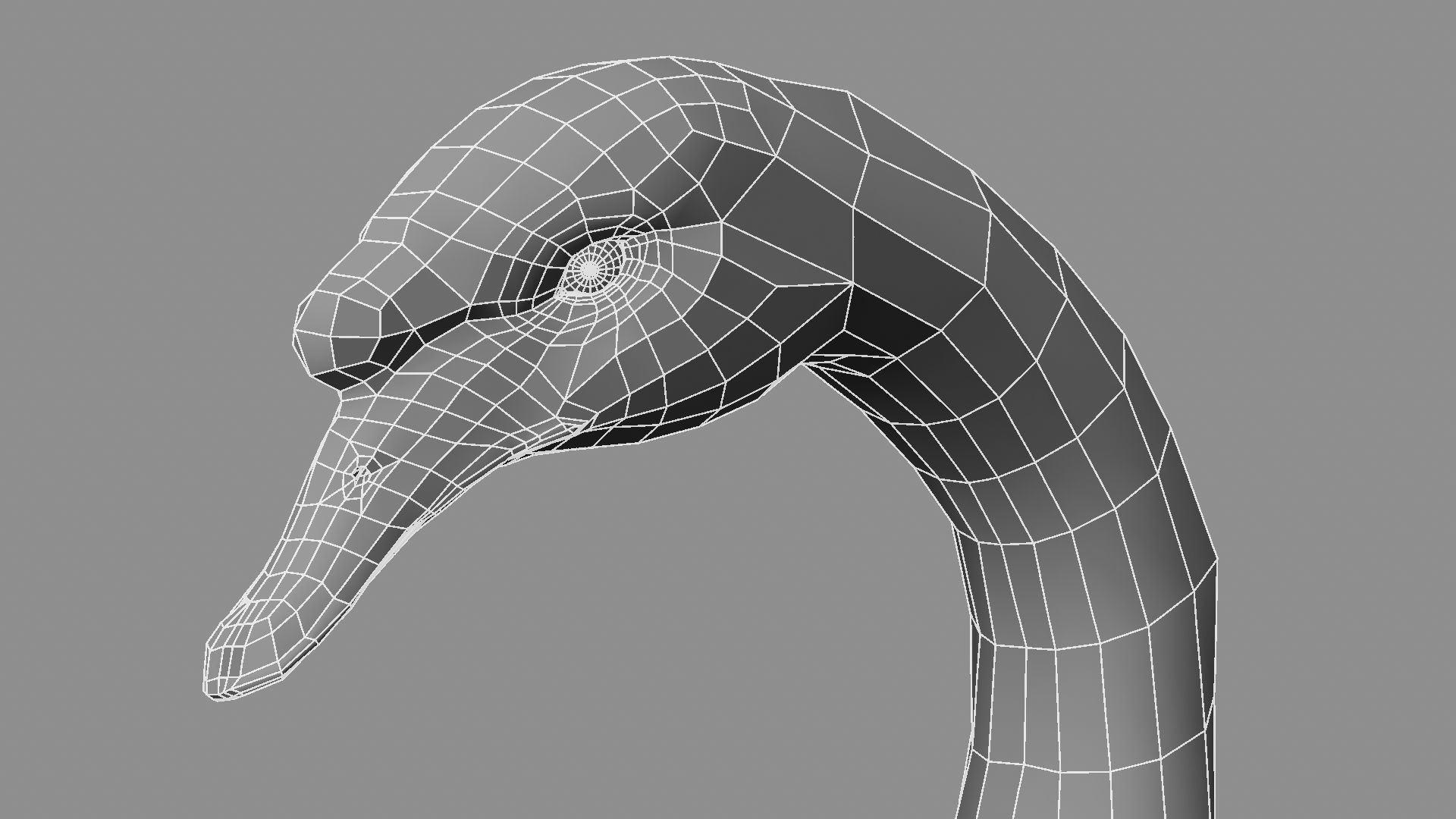 White Swan 3D model_21