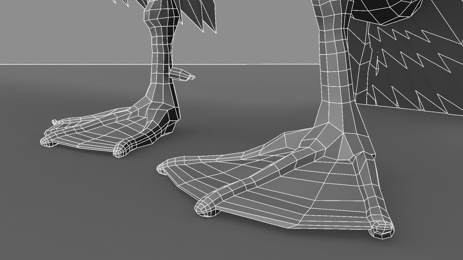 White Swan 3D model_6