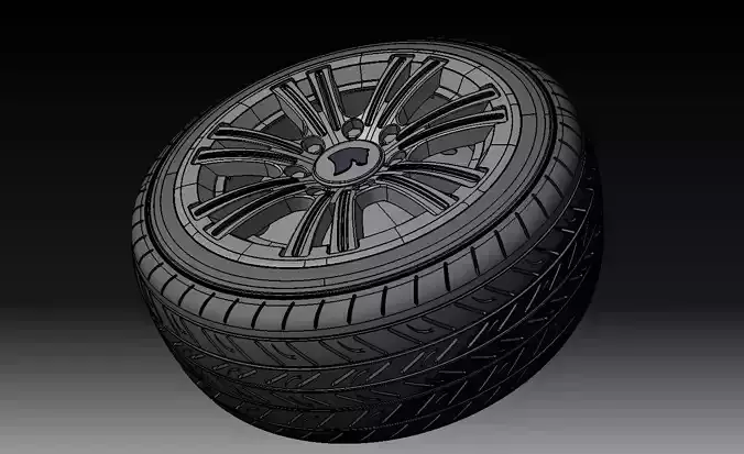 IKCO Wheel Concept by Free 3D model