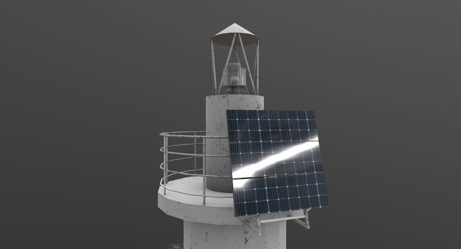 Light House Sudzhukskiy Low-poly 3D model_4