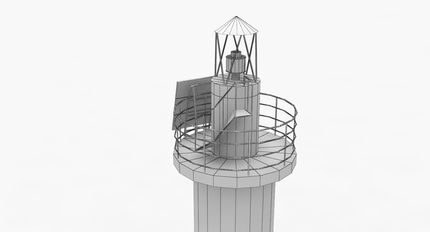 Light House Sudzhukskiy Low-poly 3D model_12