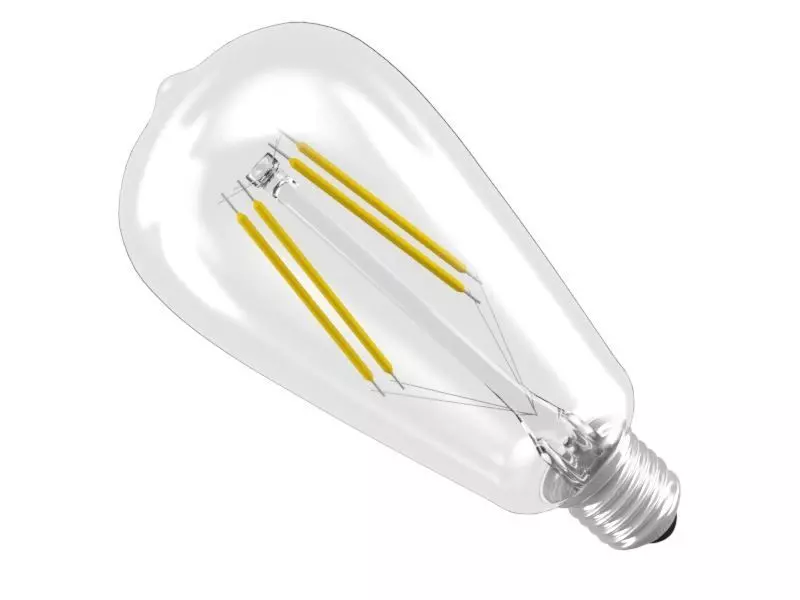 filament led light bulb 3D model_0