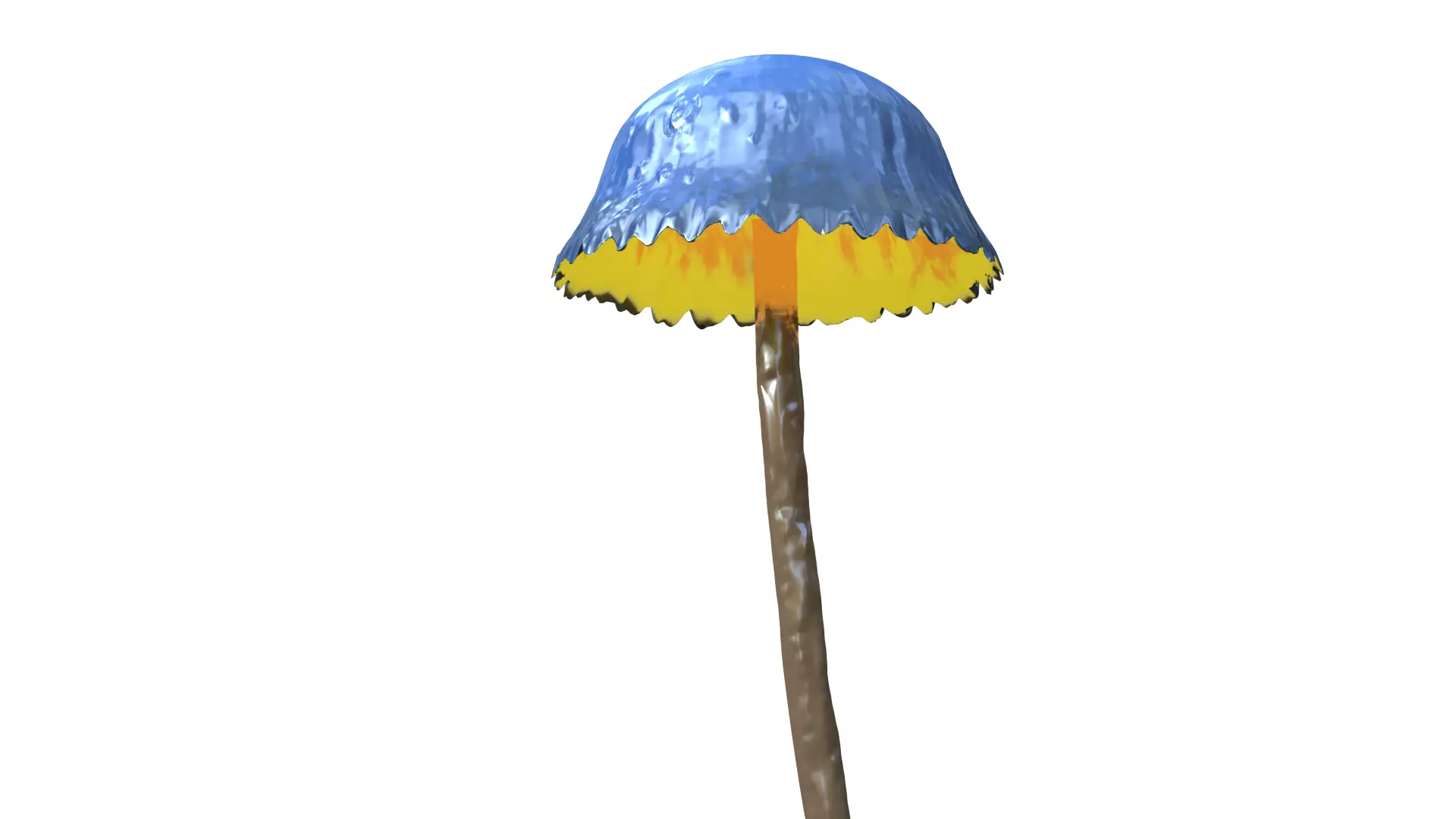 Mushroom on stick 3D model