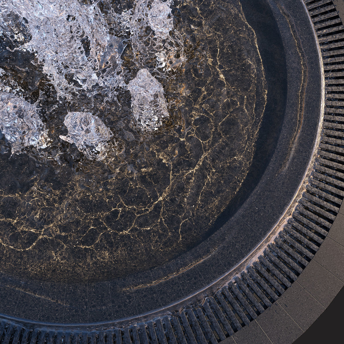  Large Water Fountains  3D model_1