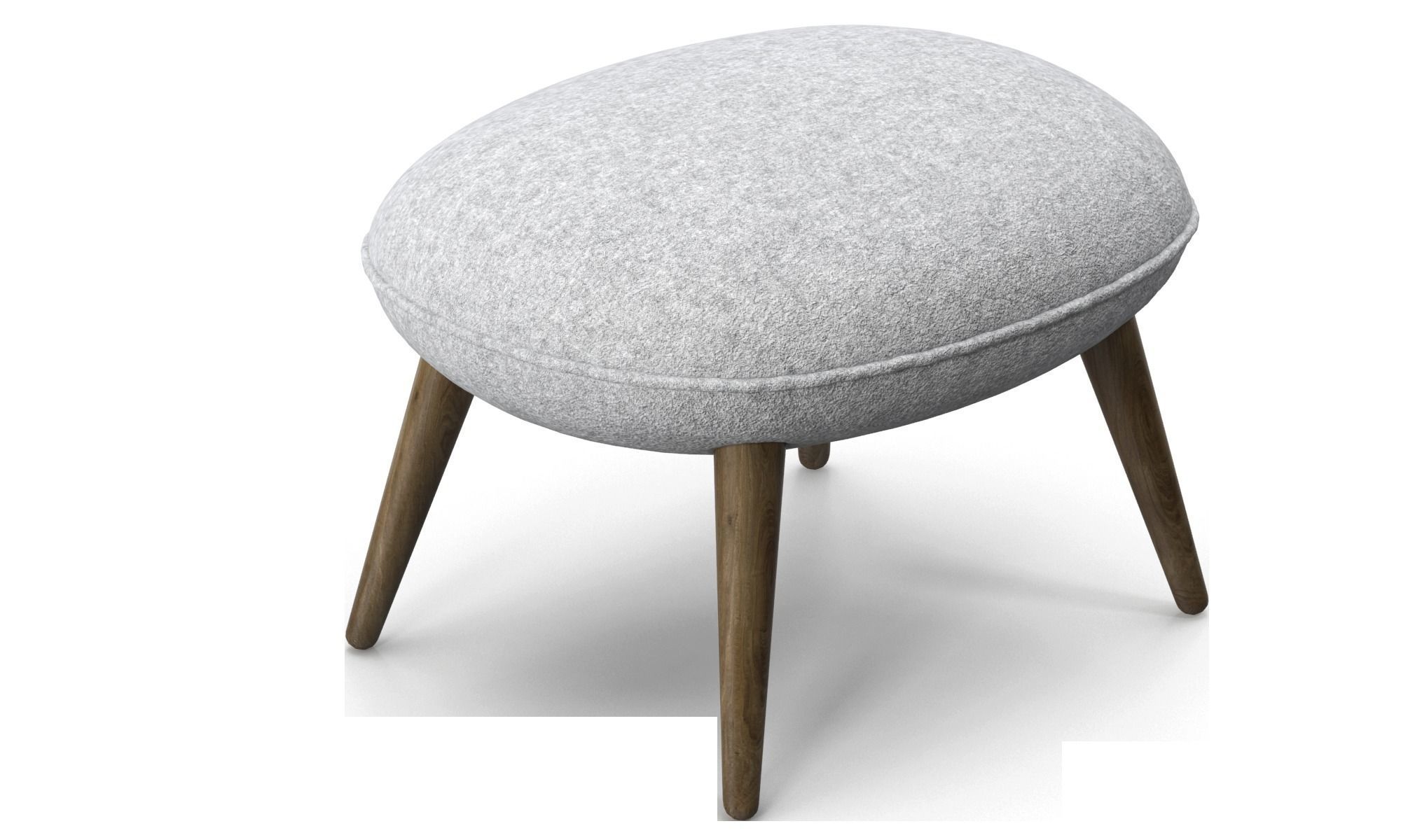 Swoon ottoman model 3D model_9