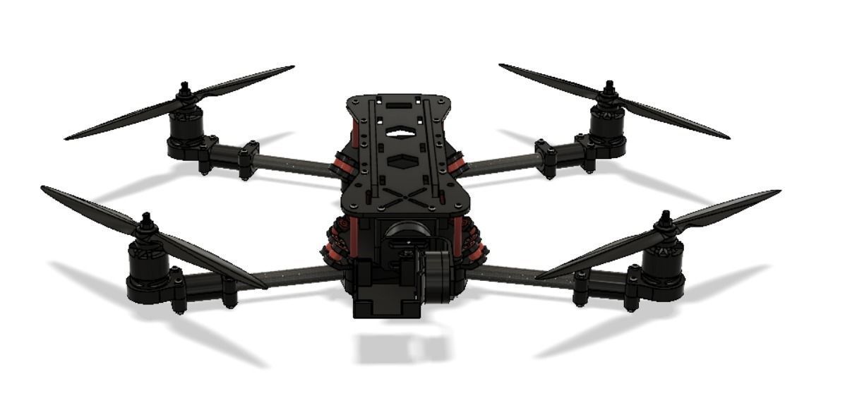 DIY 3d printed drone 3D print model_1