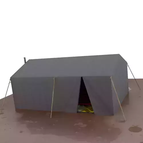 Tent City Part 002 Low-poly 3D model