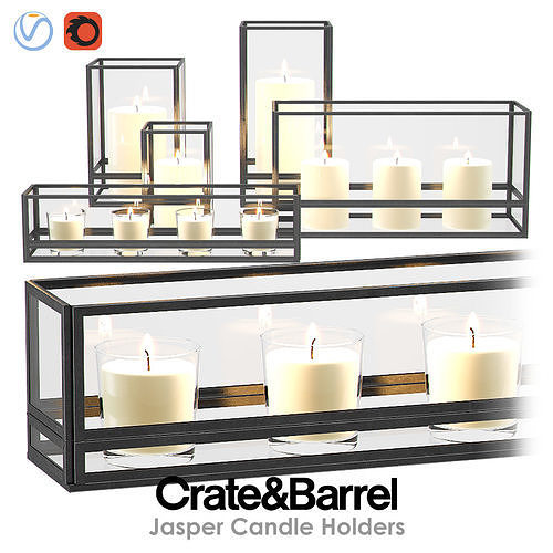JASPER Candle Holders 3D model
