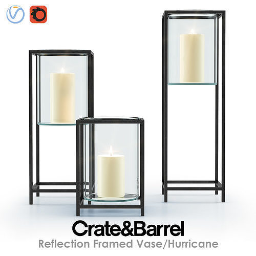 REFLECTION Framed Vase Hurricane 3D model