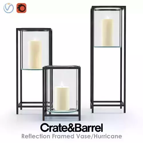 REFLECTION Framed Vase Hurricane 3D model