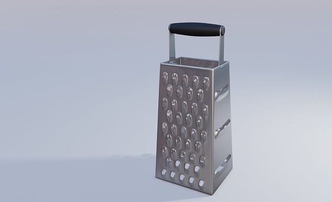 cheese grater kitchen utensils  Low-poly 3D model