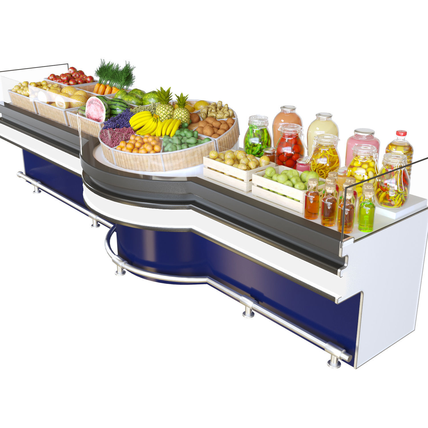 StoreShelf container 3D model_1