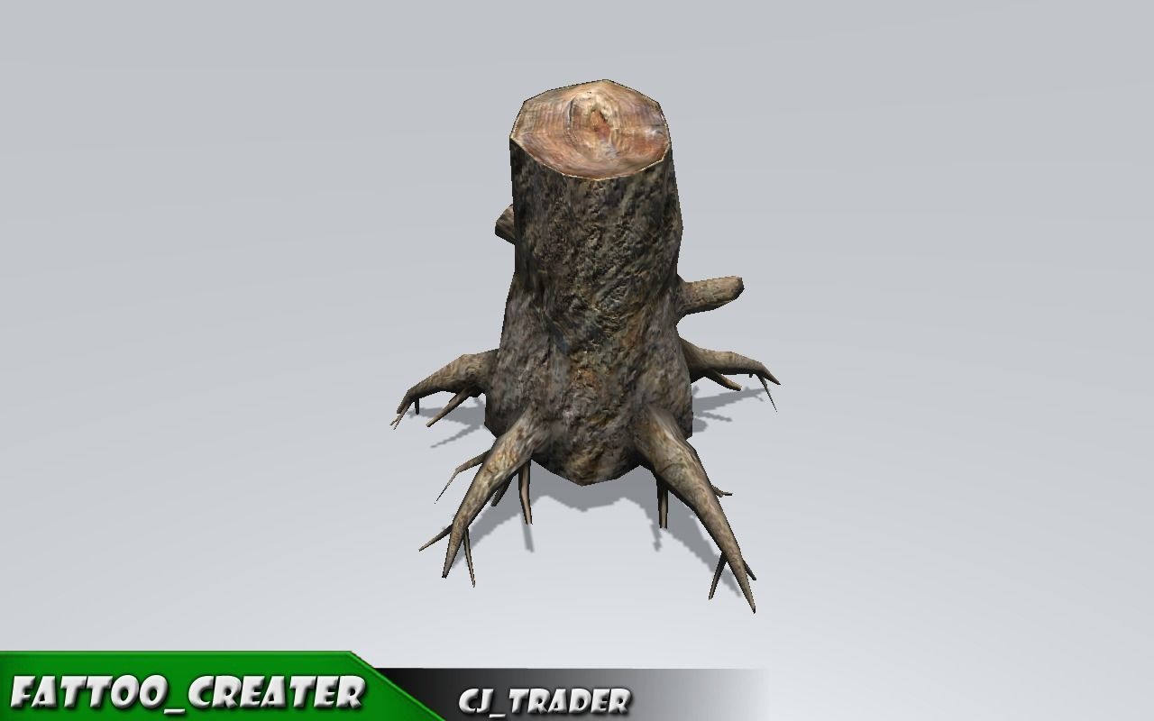 Realistic Ground Cover Collocation Pack 3D Model Low-poly 3D model_8