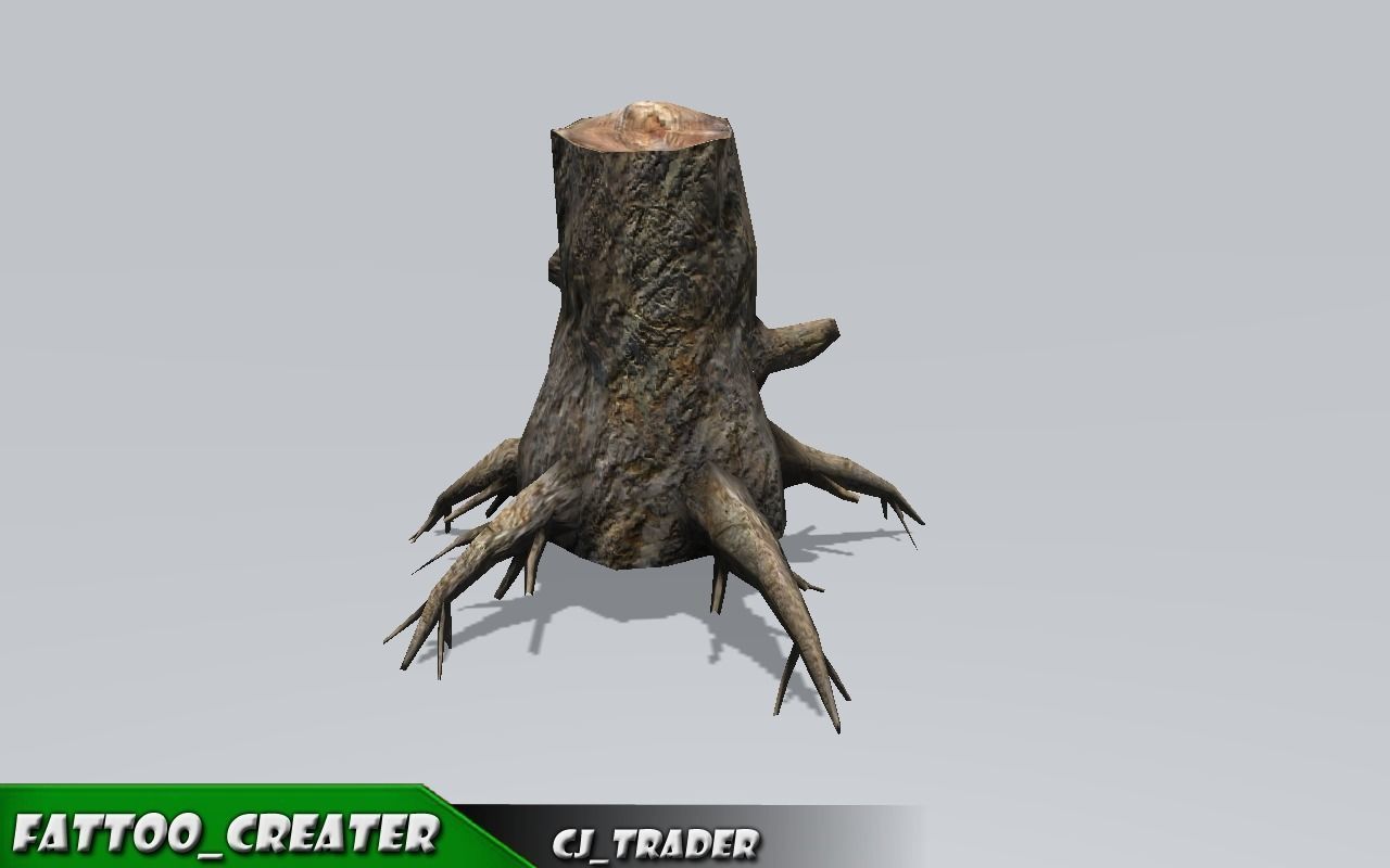 Realistic Ground Cover Collocation Pack 3D Model Low-poly 3D model_14