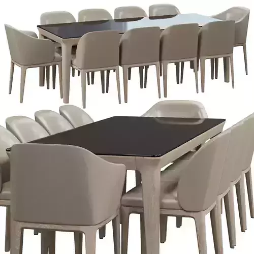 Busnelli Manda chair and table