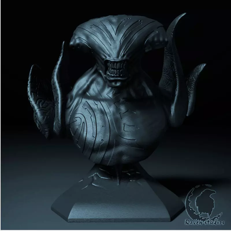 FACELESS VOID BUST DOTA 2 3D print model_0