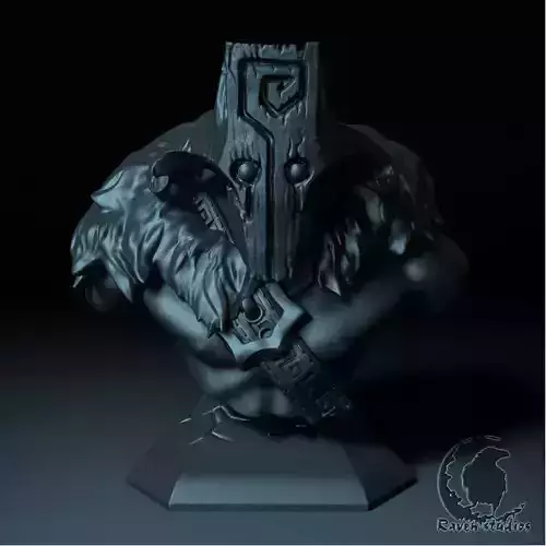 JUGGERNAUT BUST DOTA 2 3D print model