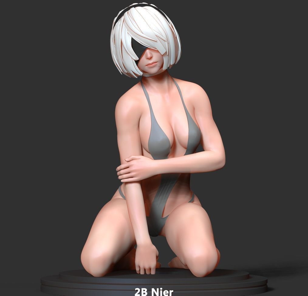 2B - Nier 3D print model_15