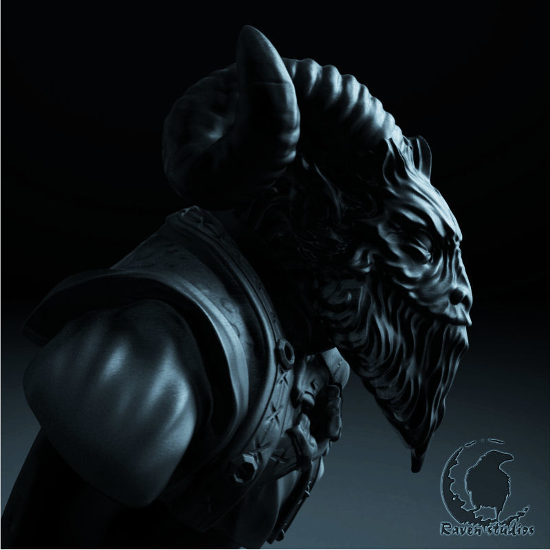 RIKI BUST DOTA 2 3D print model_4