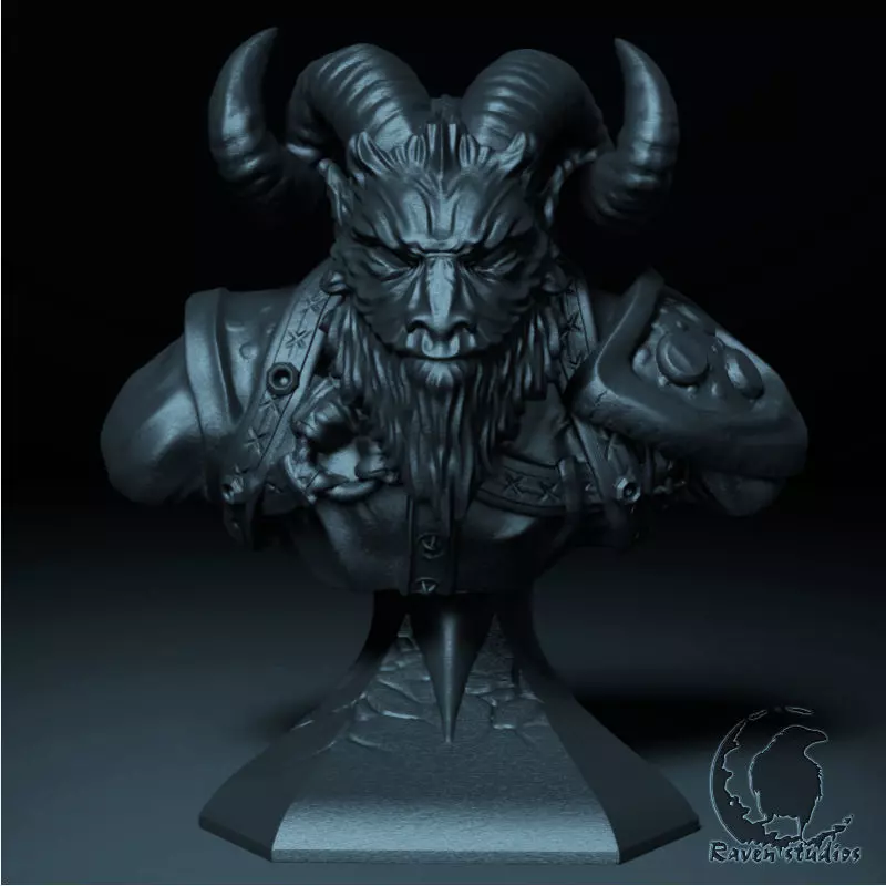 RIKI BUST DOTA 2 3D print model_0