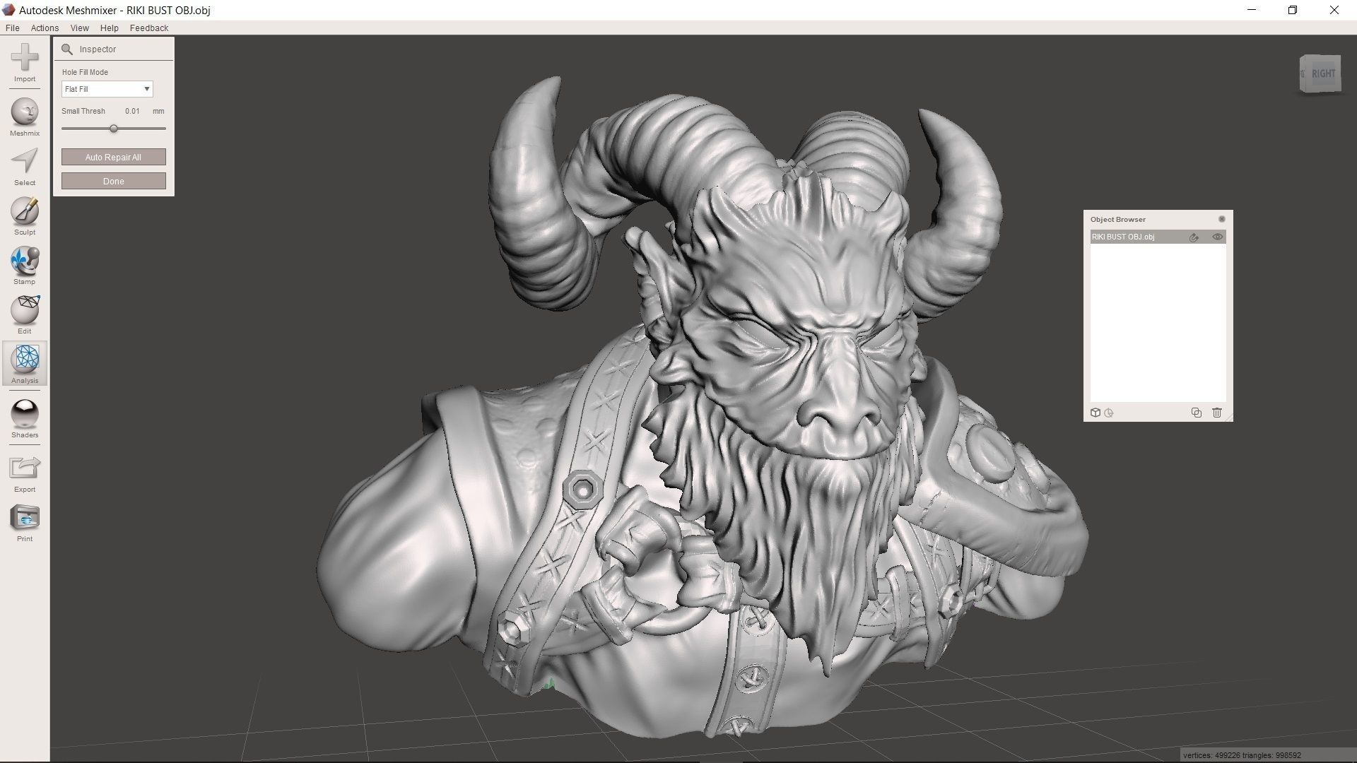 RIKI BUST DOTA 2 3D print model_5