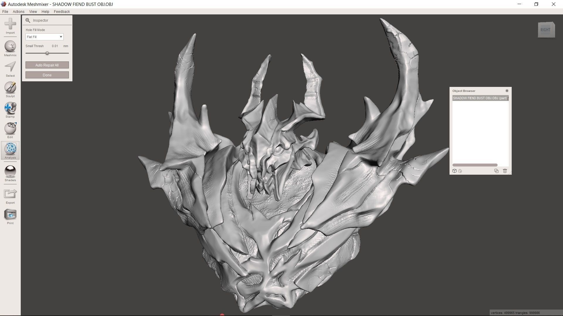 SHADOW FIEND DOTA 2 3D print model_4