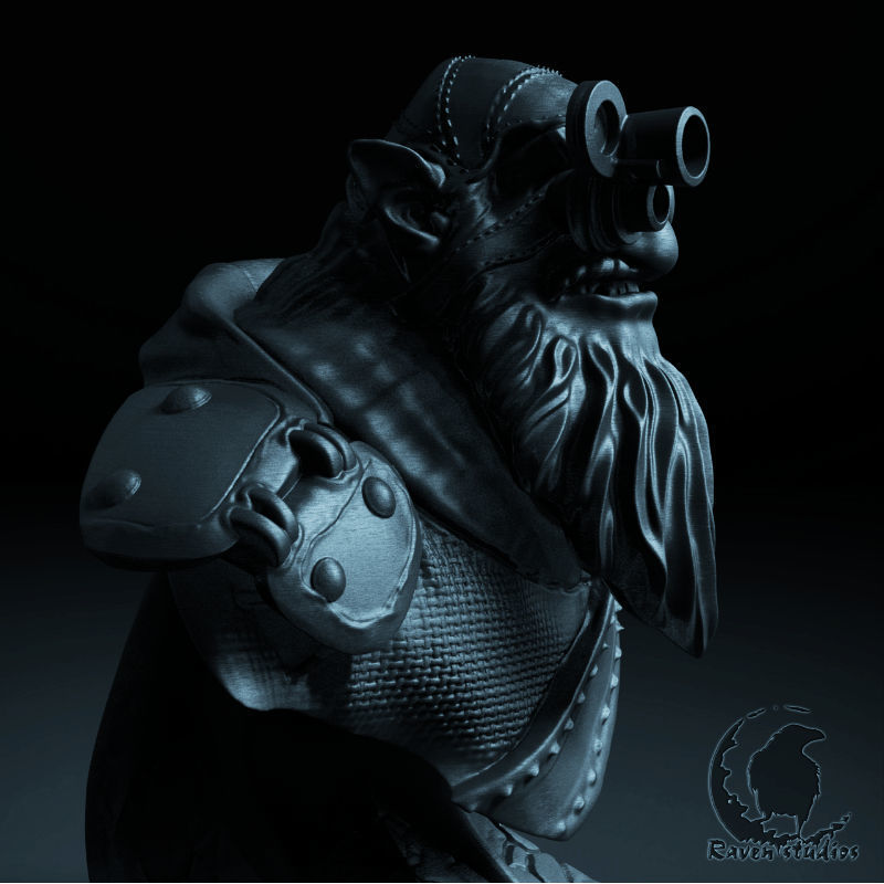 SNIPER BUST DOTA 2 3D print model_5