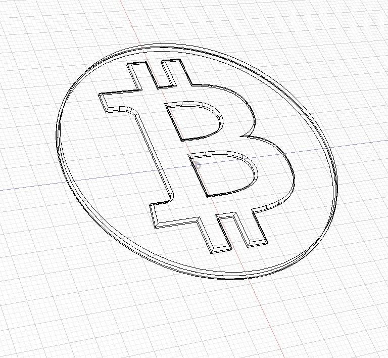 Bitcoin Long Term Cold Storage Coin 3D print model_8