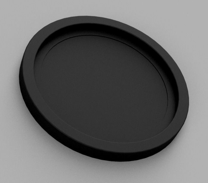 Bitcoin Long Term Cold Storage Coin 3D print model_4