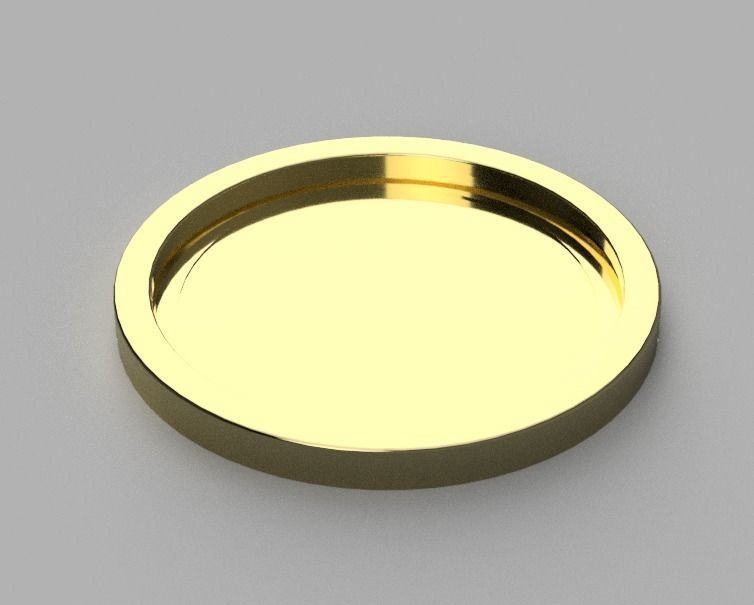 Bitcoin Long Term Cold Storage Coin 3D print model_1