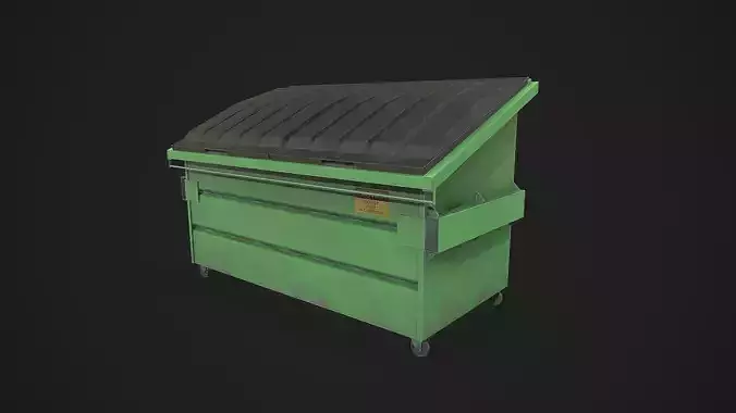 Dumpster PBR garbage bin