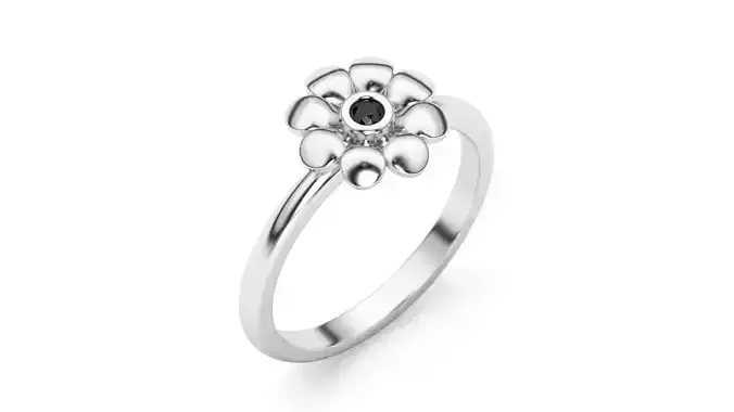 Flower Diamond Ring