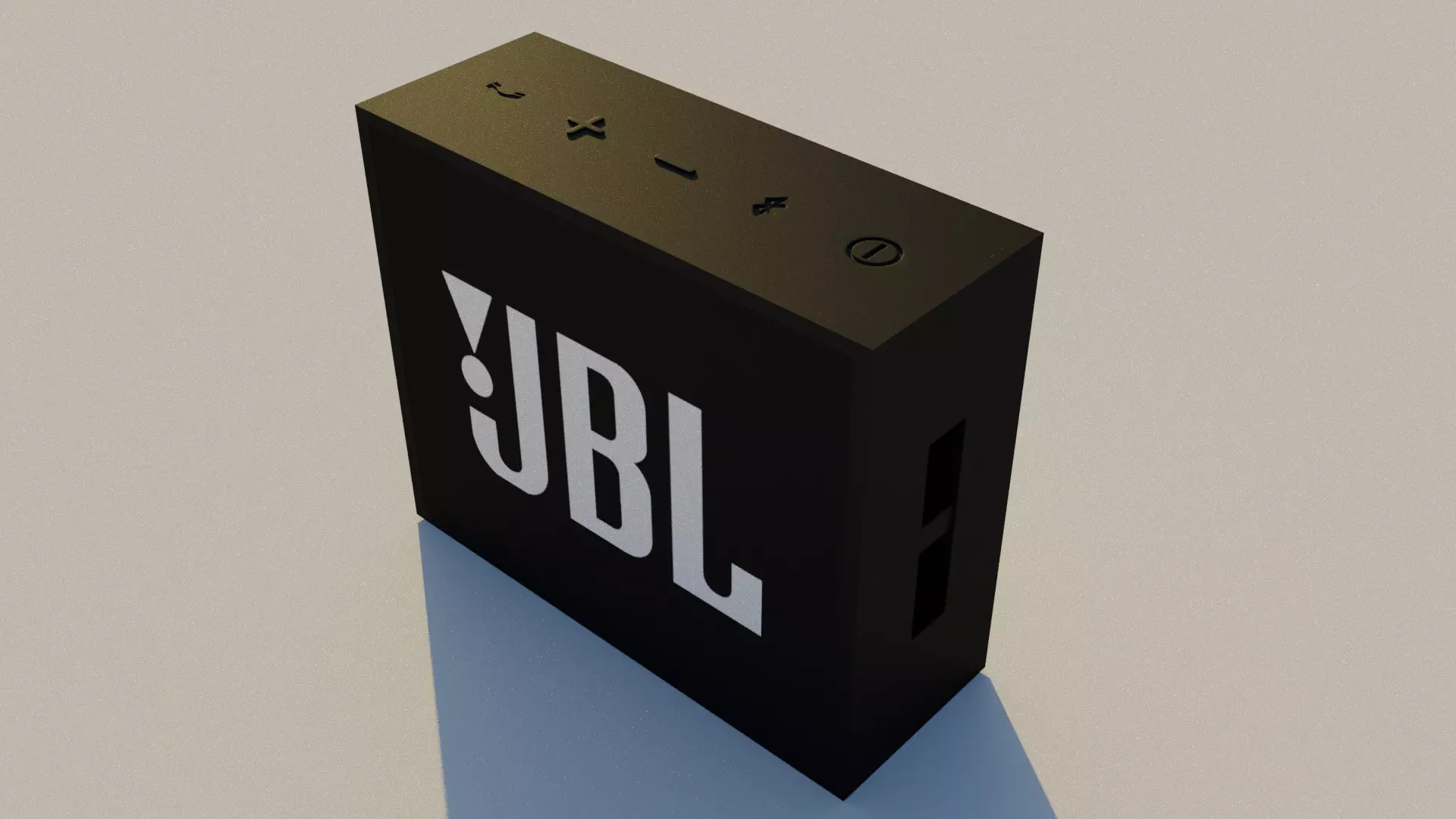 JBL GO Bluetooth Speaker      Customisable 3D model_0