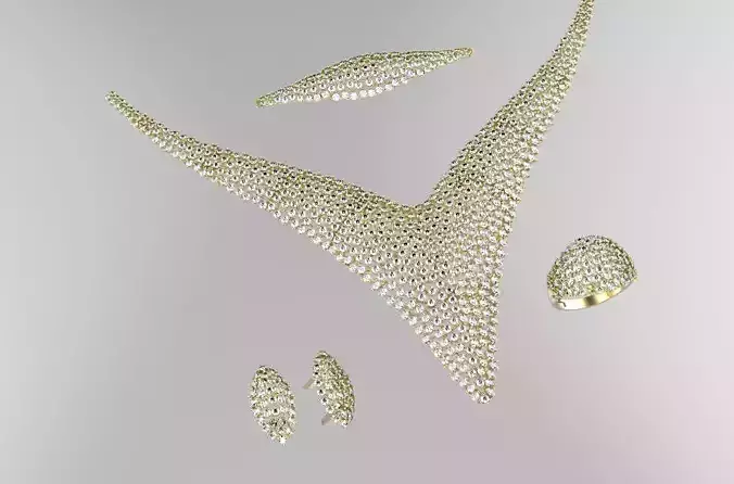 Diamond Full set -pendant set