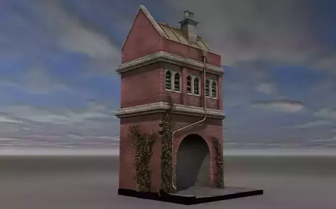 Victorian house with a gate