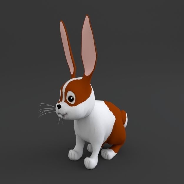Cartoon Farm Package 16 Animals and World Low-poly 3D model_21