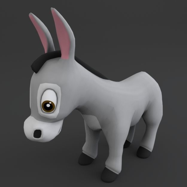 Cartoon Farm Package 16 Animals and World Low-poly 3D model_9