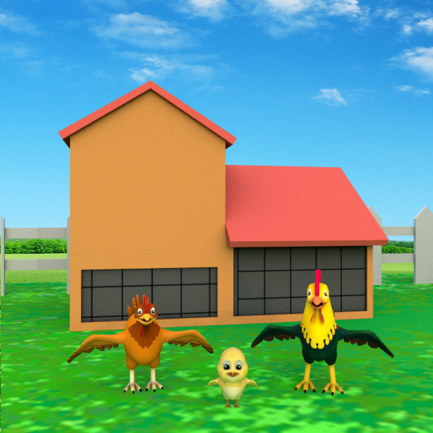 Cartoon Farm Package 16 Animals and World Low-poly 3D model_3