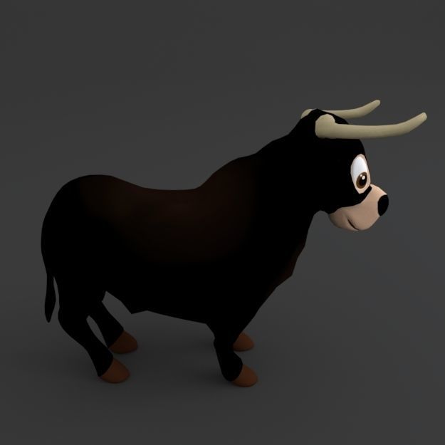 Cartoon Farm Package 16 Animals and World Low-poly 3D model_12
