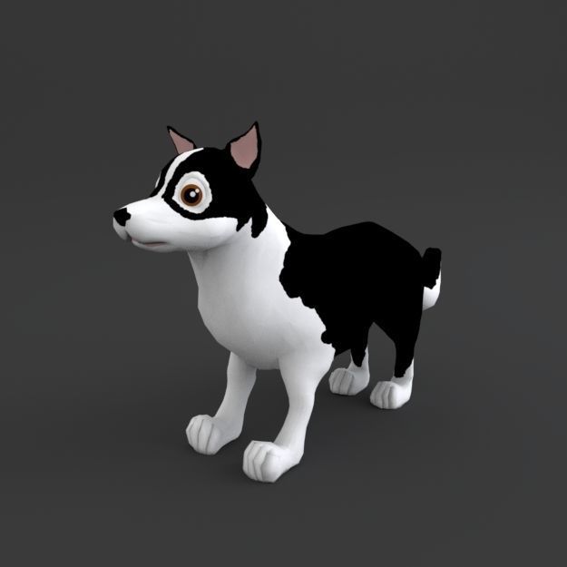 Cartoon Farm Package 16 Animals and World Low-poly 3D model_20