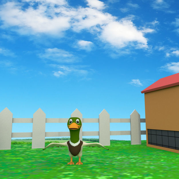 Cartoon Farm Package 16 Animals and World Low-poly 3D model_7