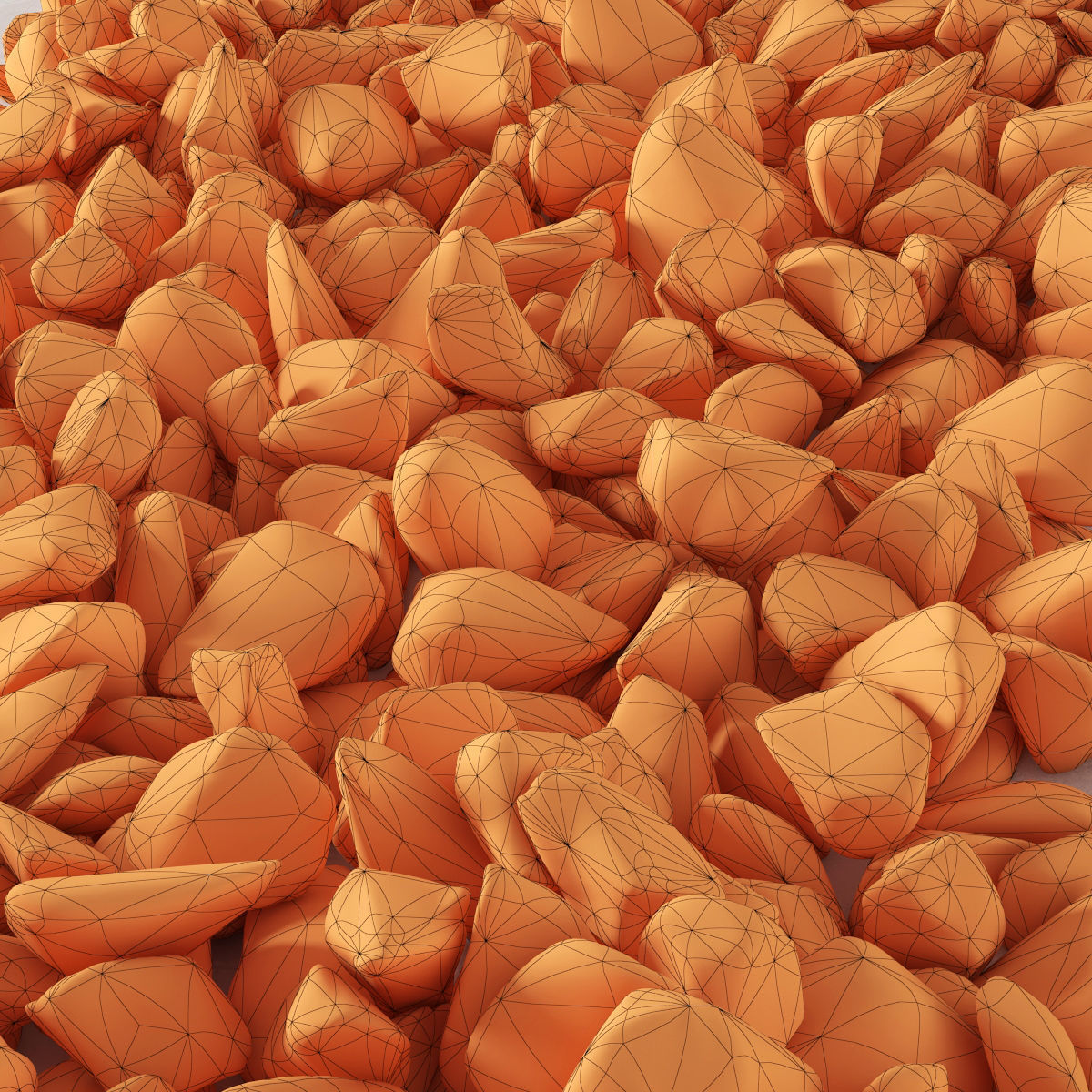 Ice Stone Rock 3D model_4