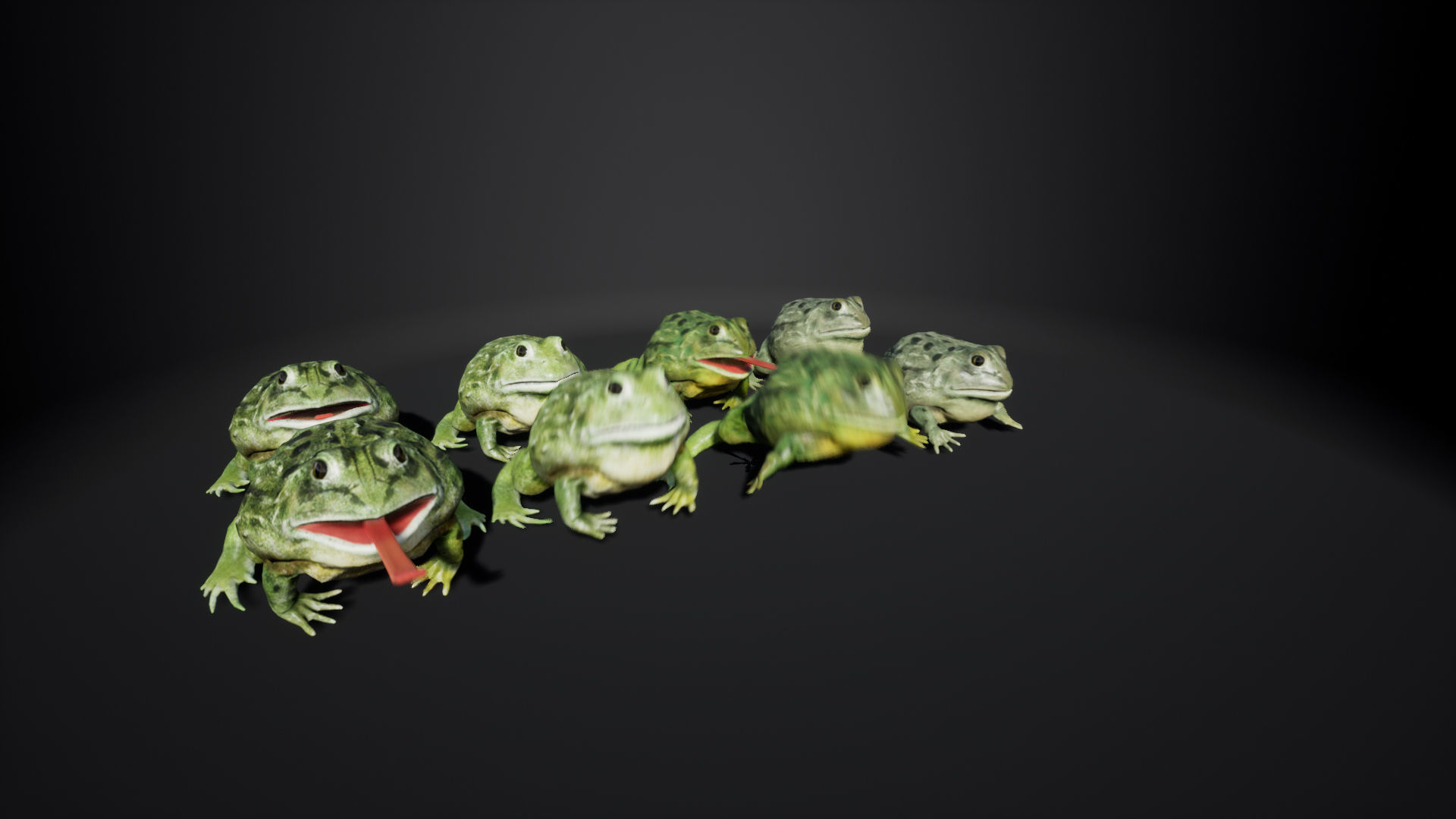 Pixie Frog - Game Ready Low-poly 3D model_15