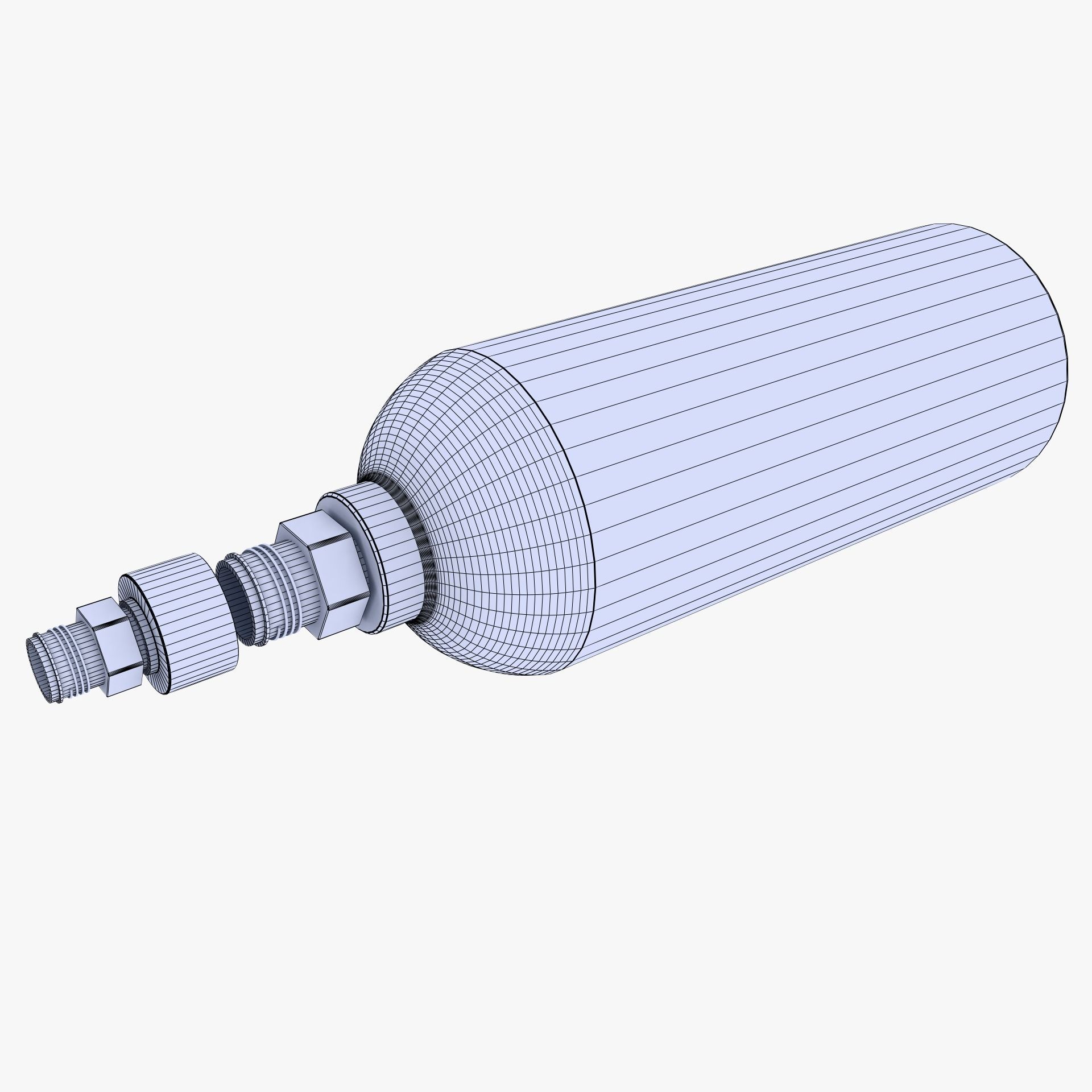 C02 Cartridge  3D model_3