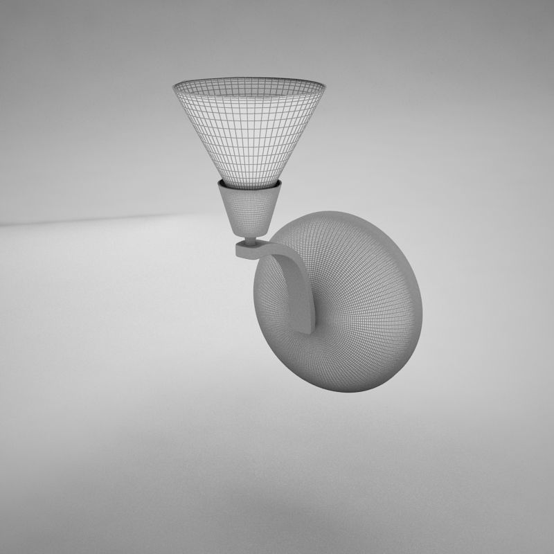 lampWALL02 lamp with shade 3D model_8