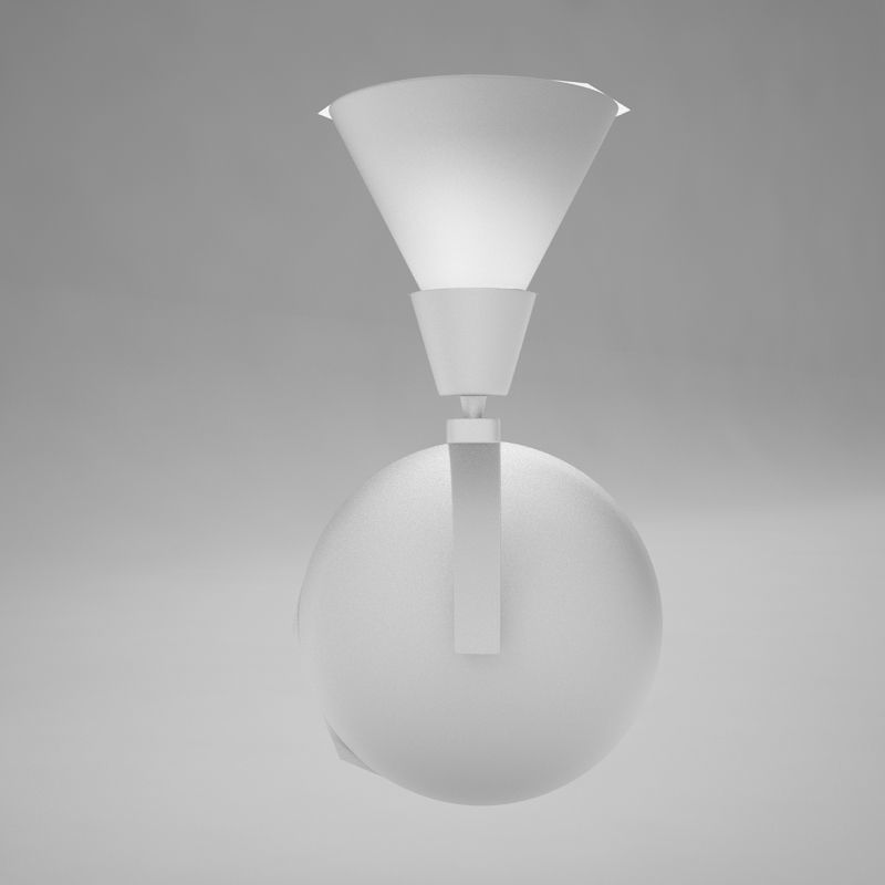 lampWALL02 lamp with shade 3D model_5