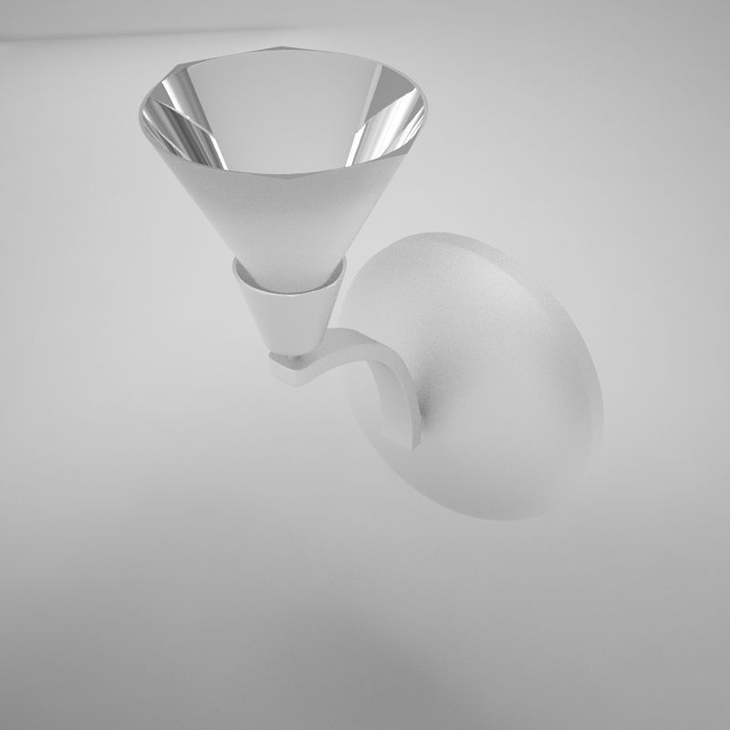 lampWALL02 lamp with shade 3D model_6