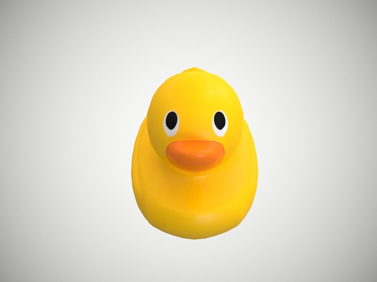 Rubber Duck Free low-poly 3D model_2